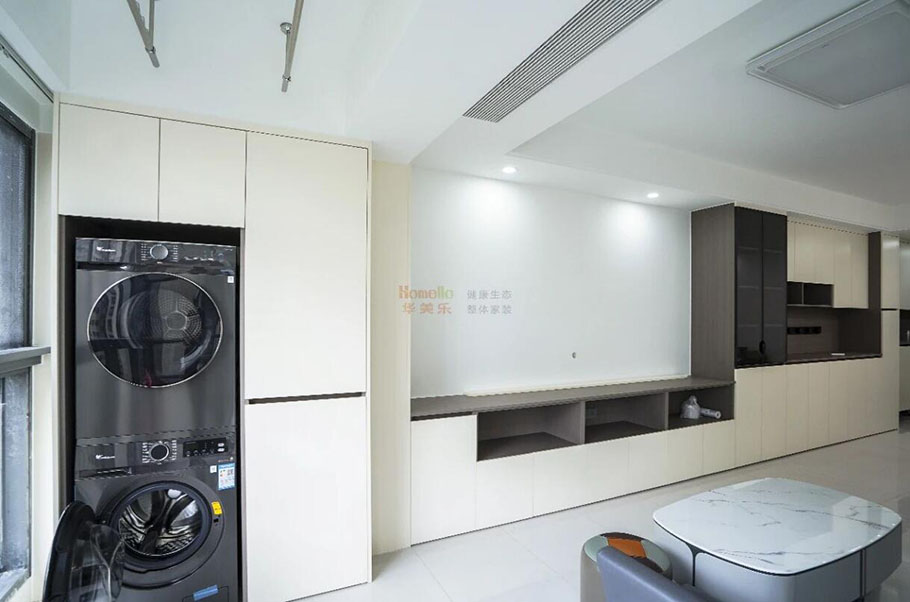 【實景案例】香蜜松湖三居:從客廳到廚房,每一處都為舒適而生